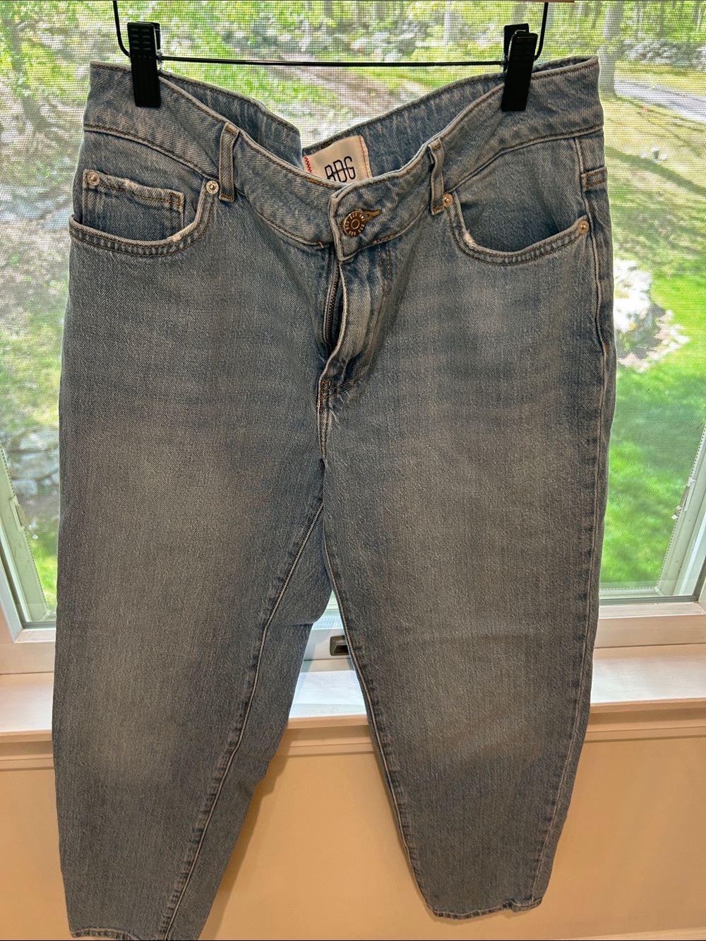BDG High-Rise Light Wash Blue Jeans